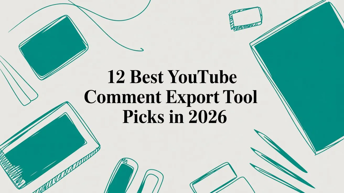 12 Best YouTube Comment Export Tool for Excel Picks in 2026