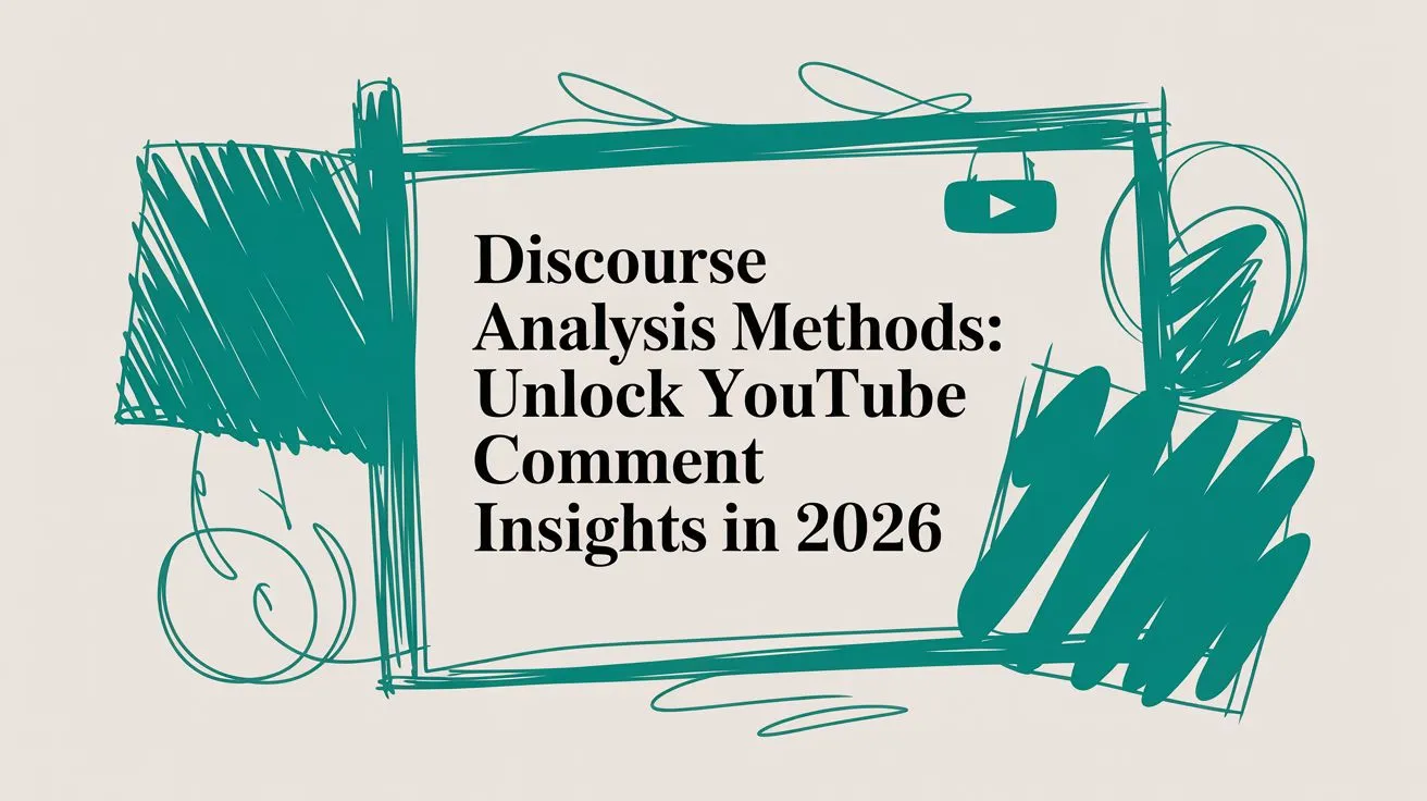 Discourse Analysis Methods: Unlock YouTube Comment Insights in 2026