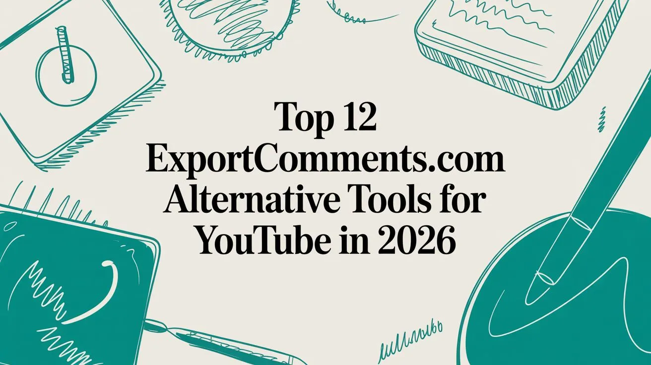 Top 12 Exportcomments.com Alternative Tools For YouTube in 2026