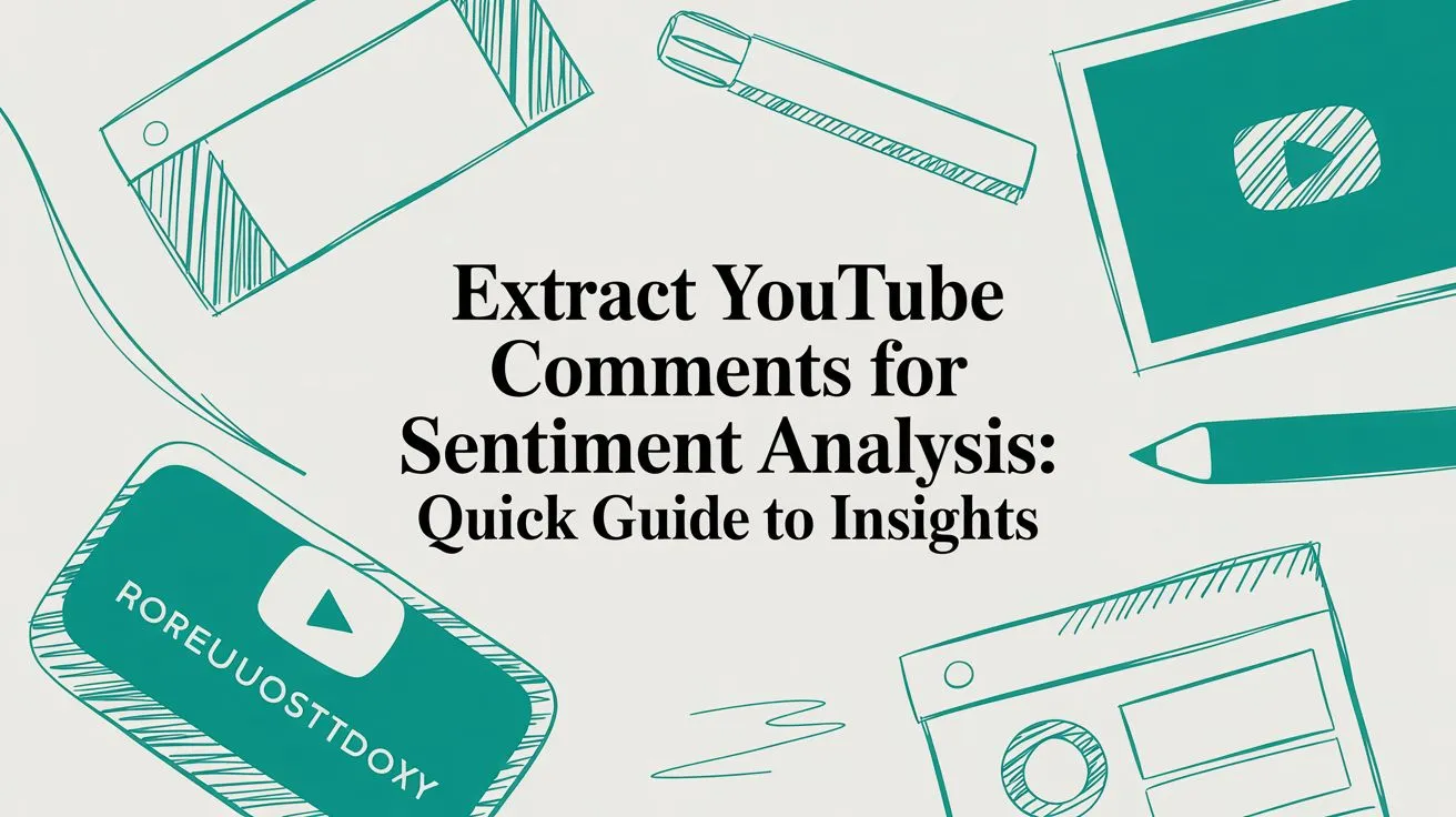 Extract YouTube Comments for Sentiment Analysis: Quick Guide to Insights