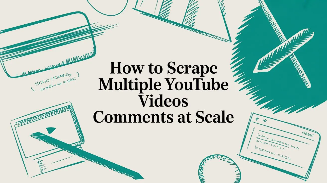 How to Scrape Multiple YouTube Videos Comments at Scale