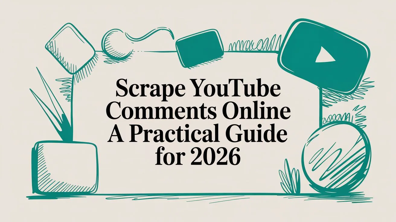 Scrape YouTube Comments Online: A Practical Guide