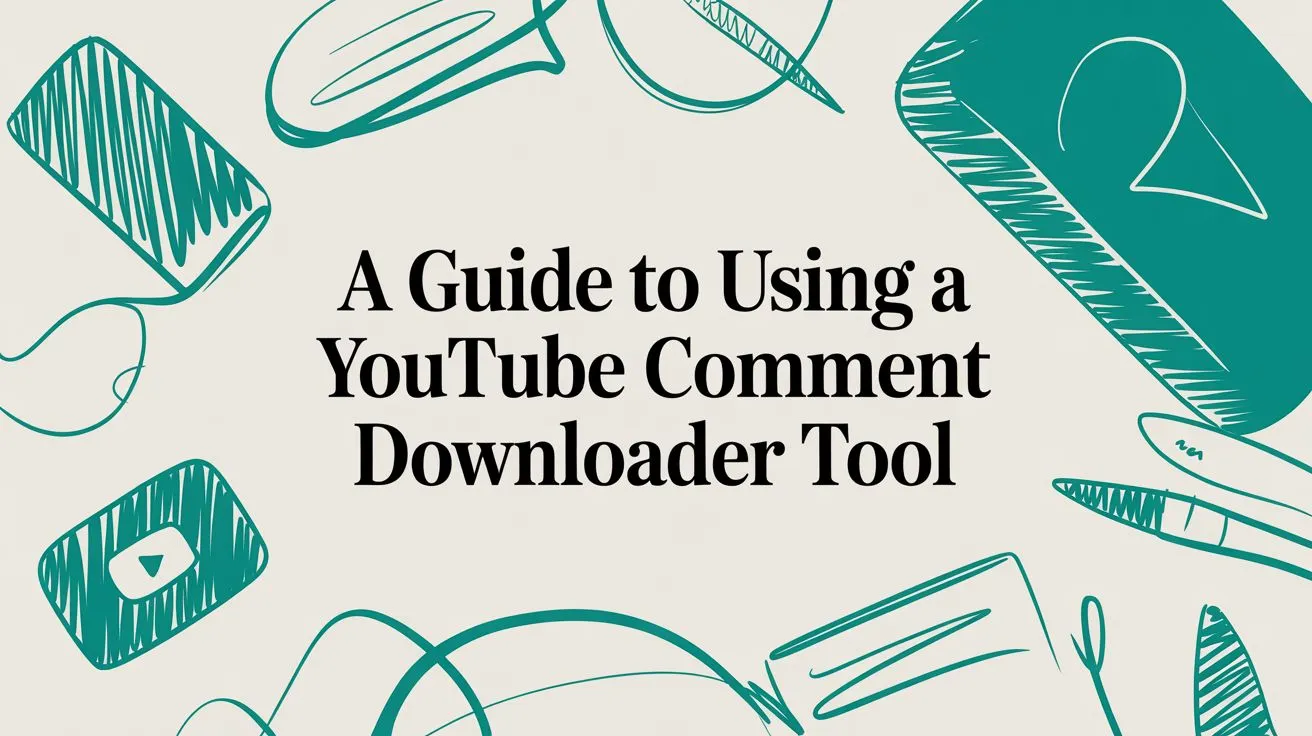 A Guide to Using a YouTube Comment Downloader Tool