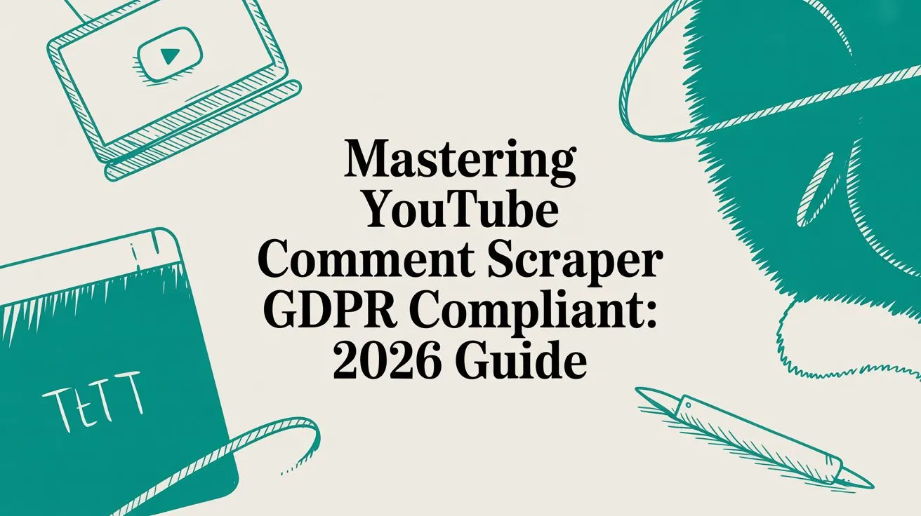 Mastering a YouTube Comment Scraper GDPR Compliant: 2026 Guide