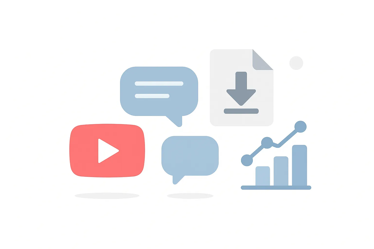 Comparison of different YouTube comment export formats